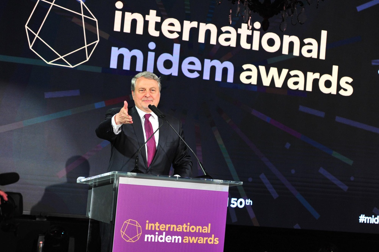 Brachte viele Preise mit zum Gala-Dinner zum 50. Jubiläum der Midem: CEO Paul Zilk eröffnete die Veranstaltung