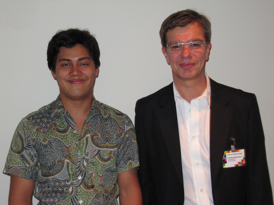 Besiegelten bei der Abendveranstaltung im Münchner Künstlerhaus am Lenbachplatz den Vertrag: Benjamin Nuss (l.) und Christian Kellersmann