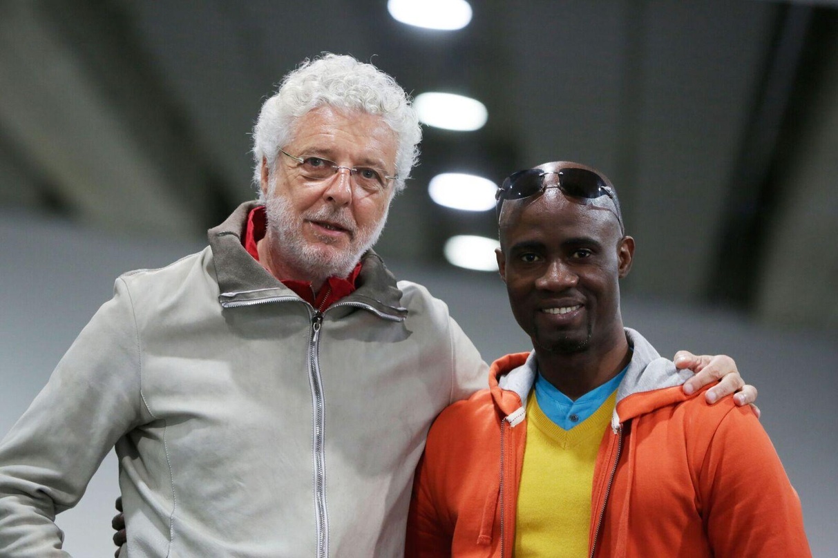 Der Initiator von "Afrika! Afrika!" und sein Nachfolger: André Heller (links) und Georges Momboye