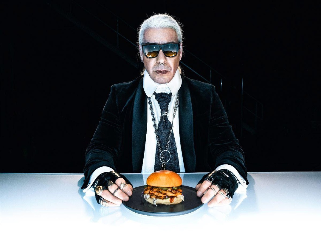 Macht sich als Lagerfeld-Lookalike für einen veganen Monat stark: Till Lindemann