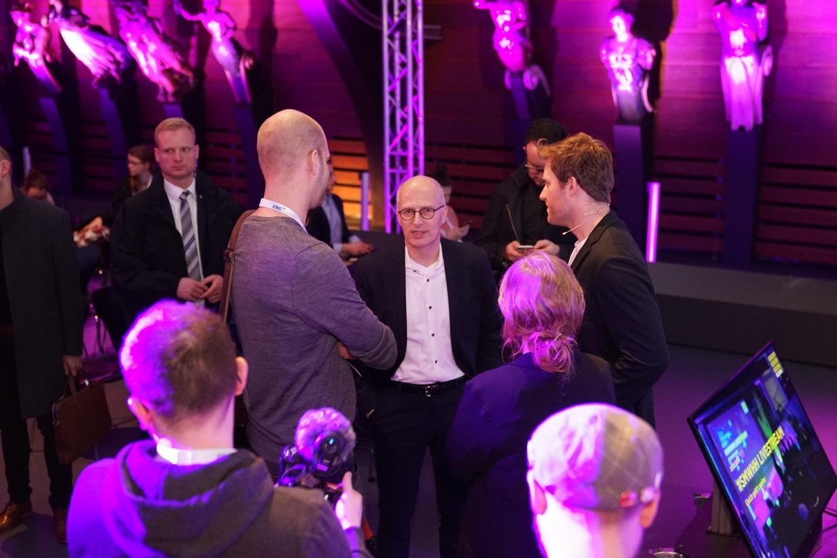 Schaute auf der Social Media Week vorbei: Hamburgs Erster Bürgermeister Peter Tschentscher