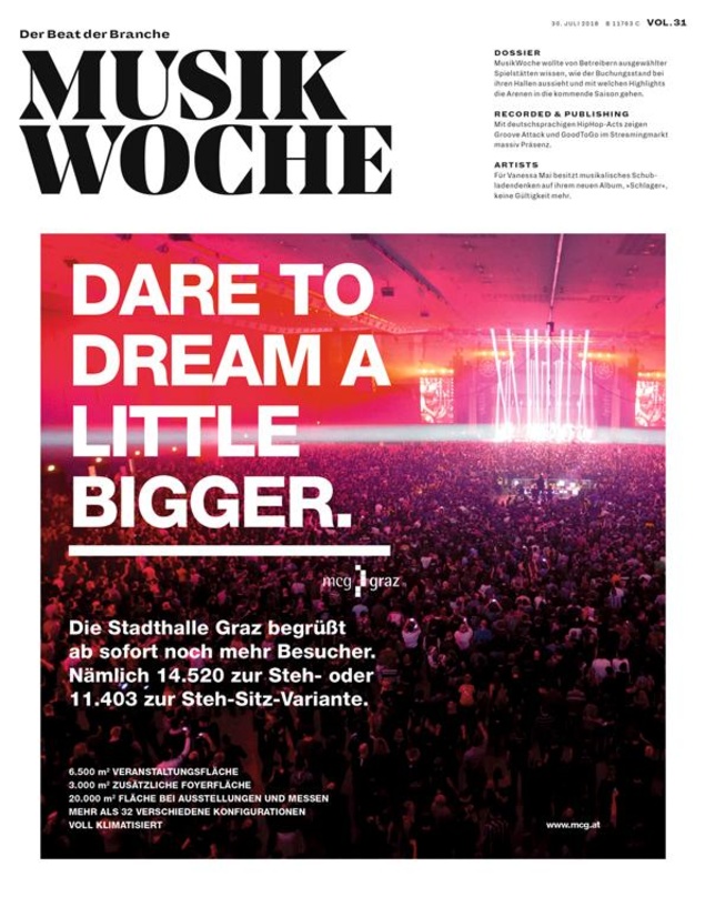 Jetzt online lesen: MusikWoche Vol. 31/2018