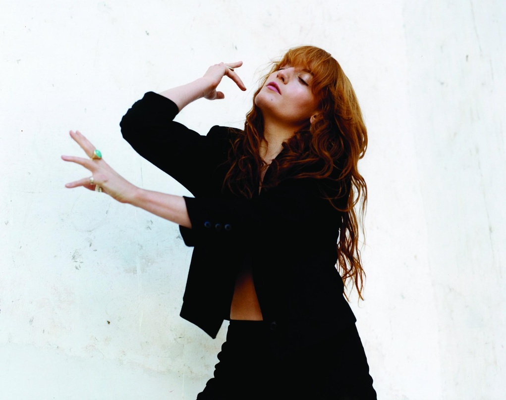Eine Frau mit imposanter Bühnenpräsenz: Florence Welch