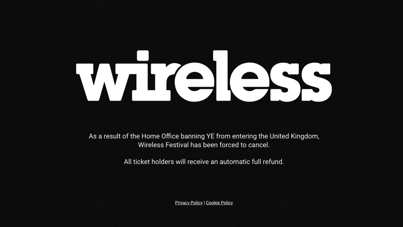 c599713e b427 4506 941d 7aee17516e23 Abgesagt: das Wireless Festival in London.