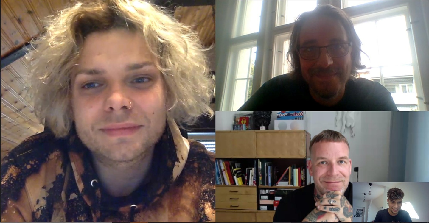 Arbeiten nun zusammen: Sebastian "Sushi" Biesler (Ghøstkid), Dominic Pohlmann (Weiter Weiter Artist Agency), Philipp Schulte (Director Century Media) und Dennis Moll (Junior A&R Manager Ce...