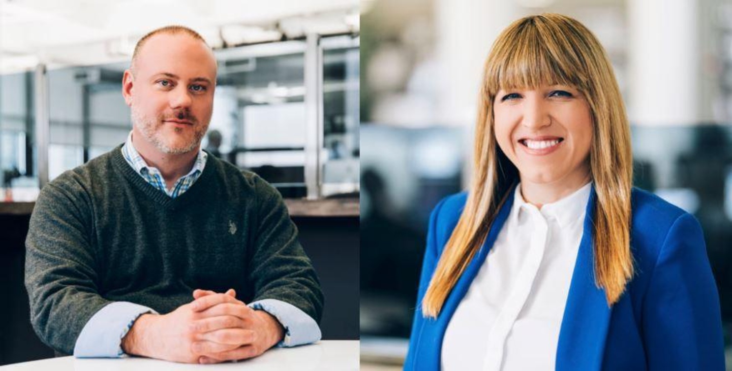 Feiern das 15-jährige Bestehen: Matt Barrington und Andreea Gleeson von TuneCore