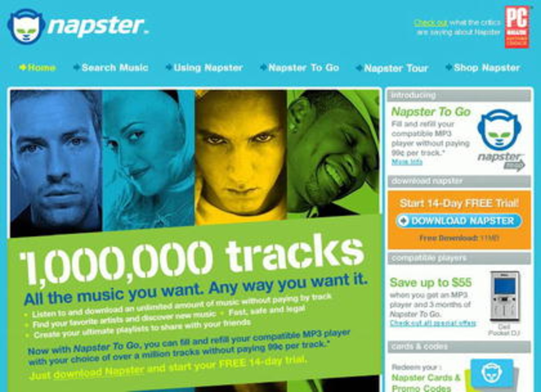Bietet jetzt auch Klingeltöne: Napster