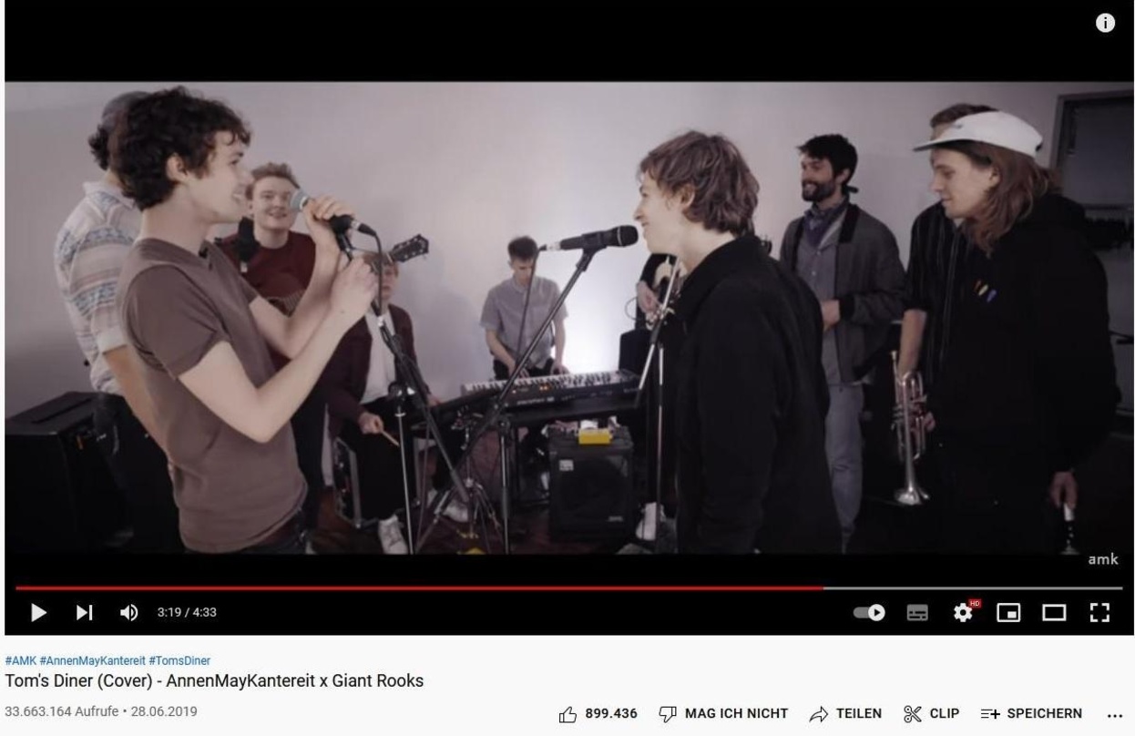 Stiegen in die Billboard Hot 100 ein: AnnenMayKantereit und Giant Rooks