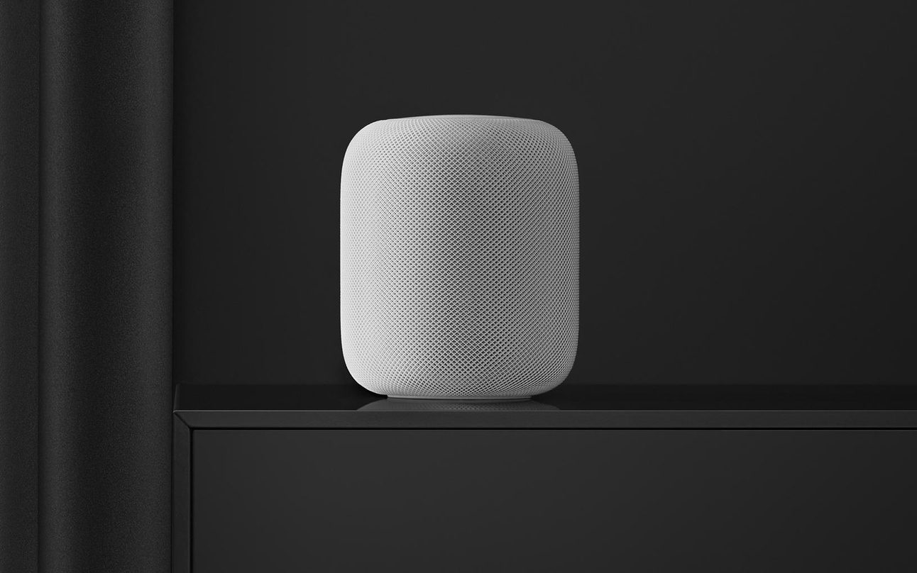 Kommt ab Mitte Juni unter anderem auch in Deutschland in und auf manche Regale: der HomePod als kabelloses Lautsprechersystem mit Siri-Sprachsteuerung