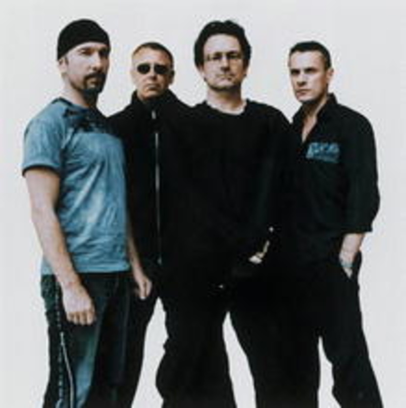 Wollen "Vertigo" nicht verstecken: Die Mitglieder von U2