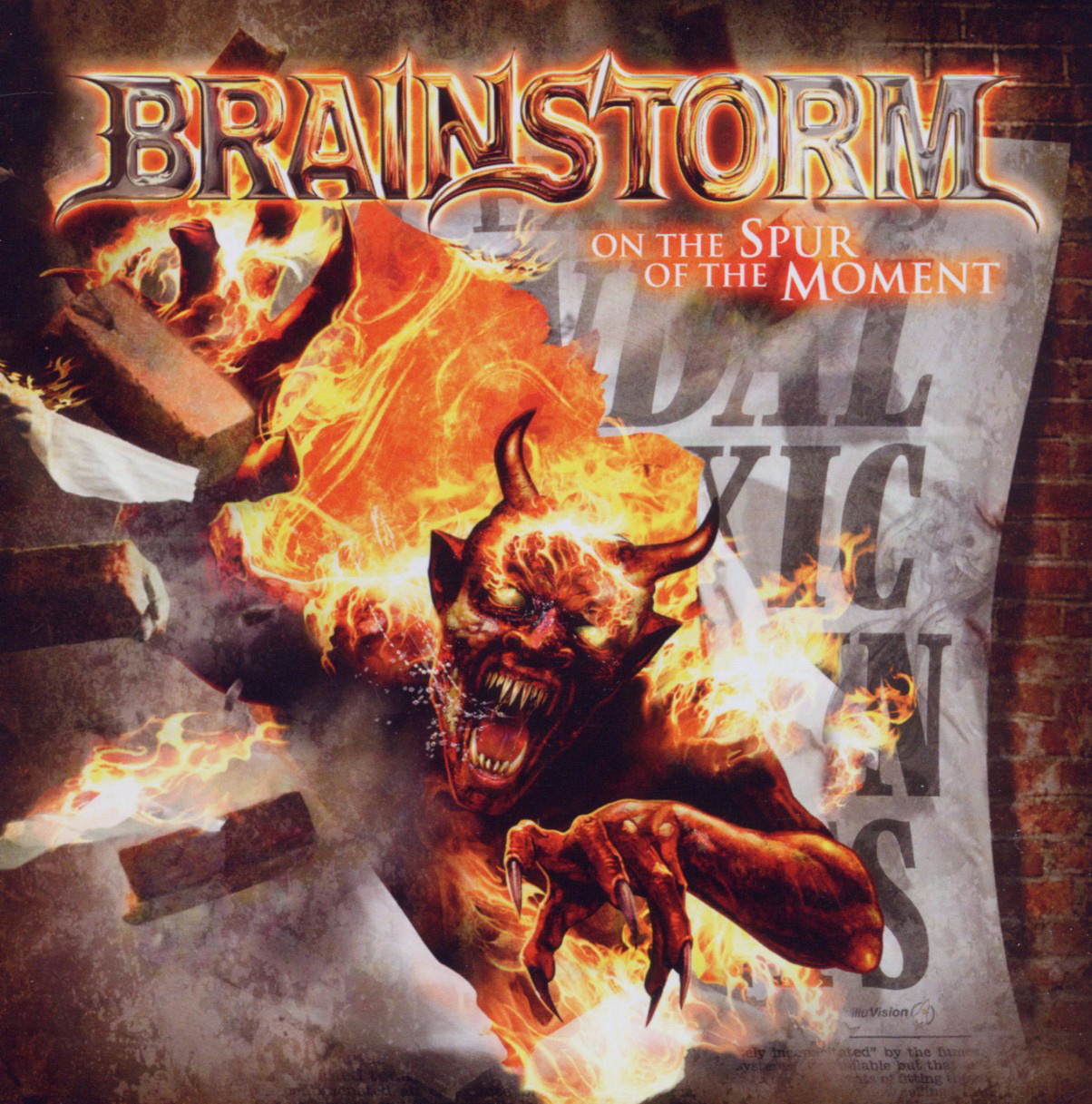 Brainstorm – On The Spur Of The Moment (Inkl. Flagge, Autogramm & Sticker)
