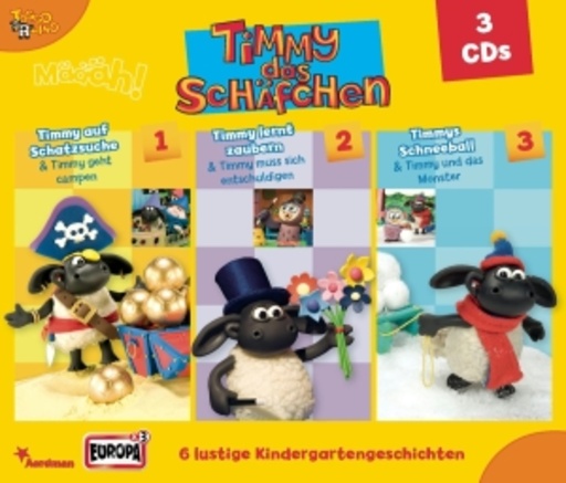 Timmy, das Schäfchen – 6 lustige Kindergartengeschichten - Folgen 1-3