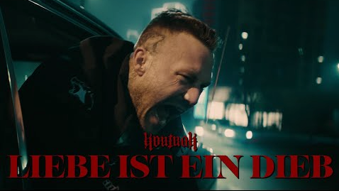 Kontra K platzierte sich mit "Liebe ist ein Dieb" am zurückliegenden Wochenende  auf Rang ein der deutschen YouTube-Musik-Trendcharts.
