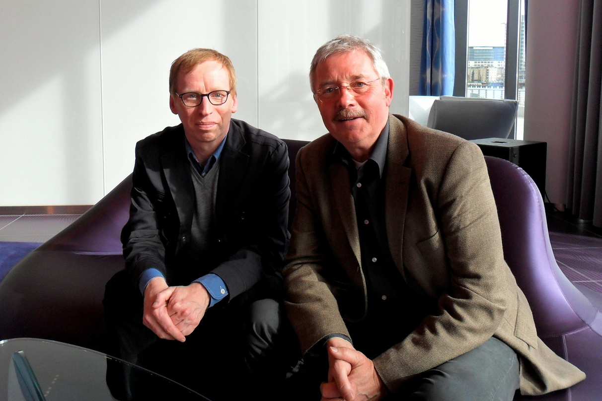 Neue Partner: Dirk Mahlstedt (l.) und Adrian Facklam-Wolf