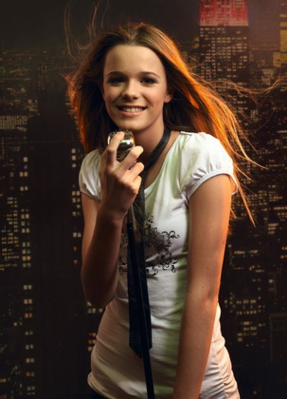 Erst 13 und schon ganz Profi: Elin ...