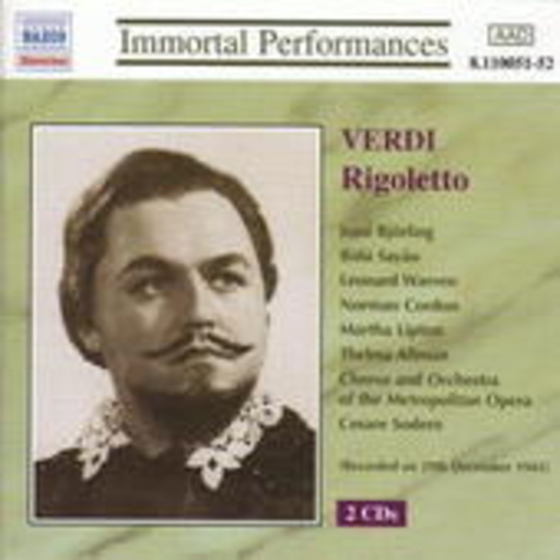 Cesare Sodero/Chorus And Orchestra Of The Metropolitain O – Rigoletto (Historische Aufnahme: 1945)