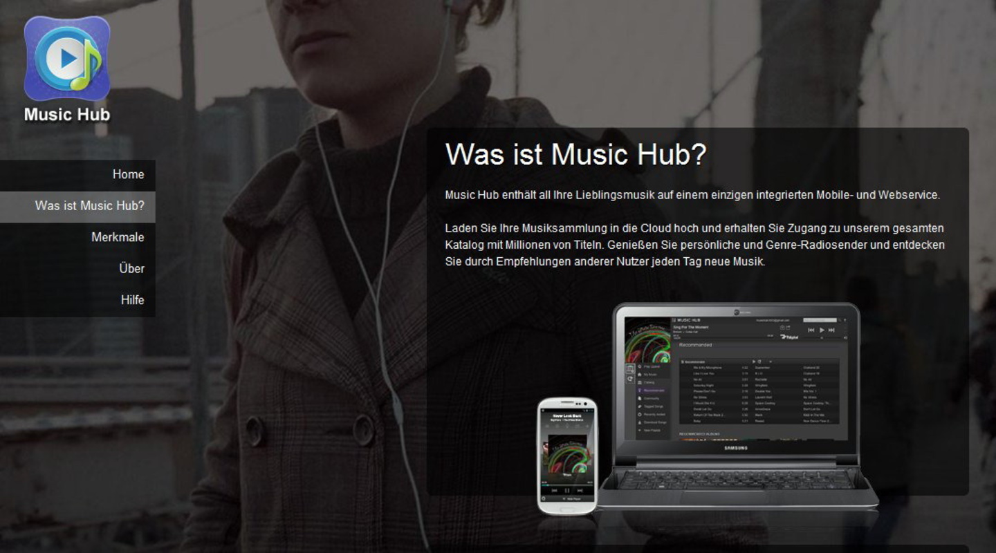 In fünf europäischen Märkten bereits verfügbar, nun auch bald in den USA: Der Music Hub von Samsung