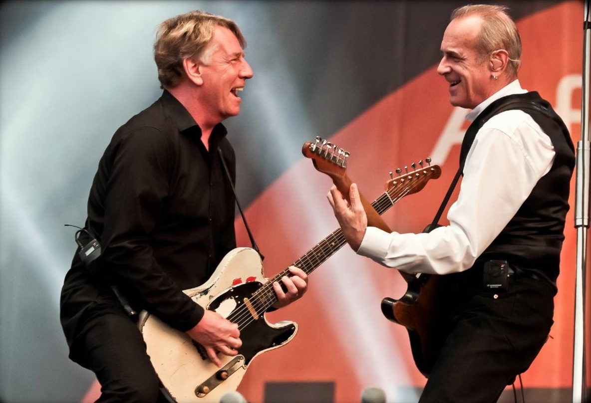2013 im Kino und auf deutschen Bühnen zu bewundern: Rick Parfitt (links) und Francis Rossi von Status Quo