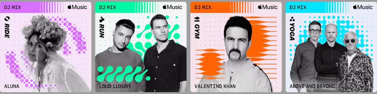Wollen die Hörer*innen zur Bewegung animieren (von links): Aluna, Loud & Luxury, Valentino Khan und Above and Beyond