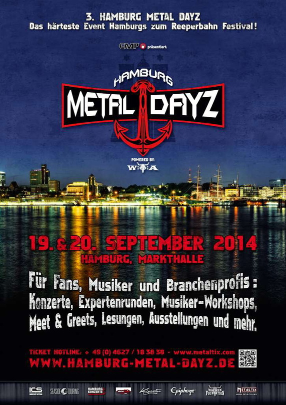 Finden zum dritten Mal während des Reeperbahn Festivals statt: die Hamburg Metal Dayz