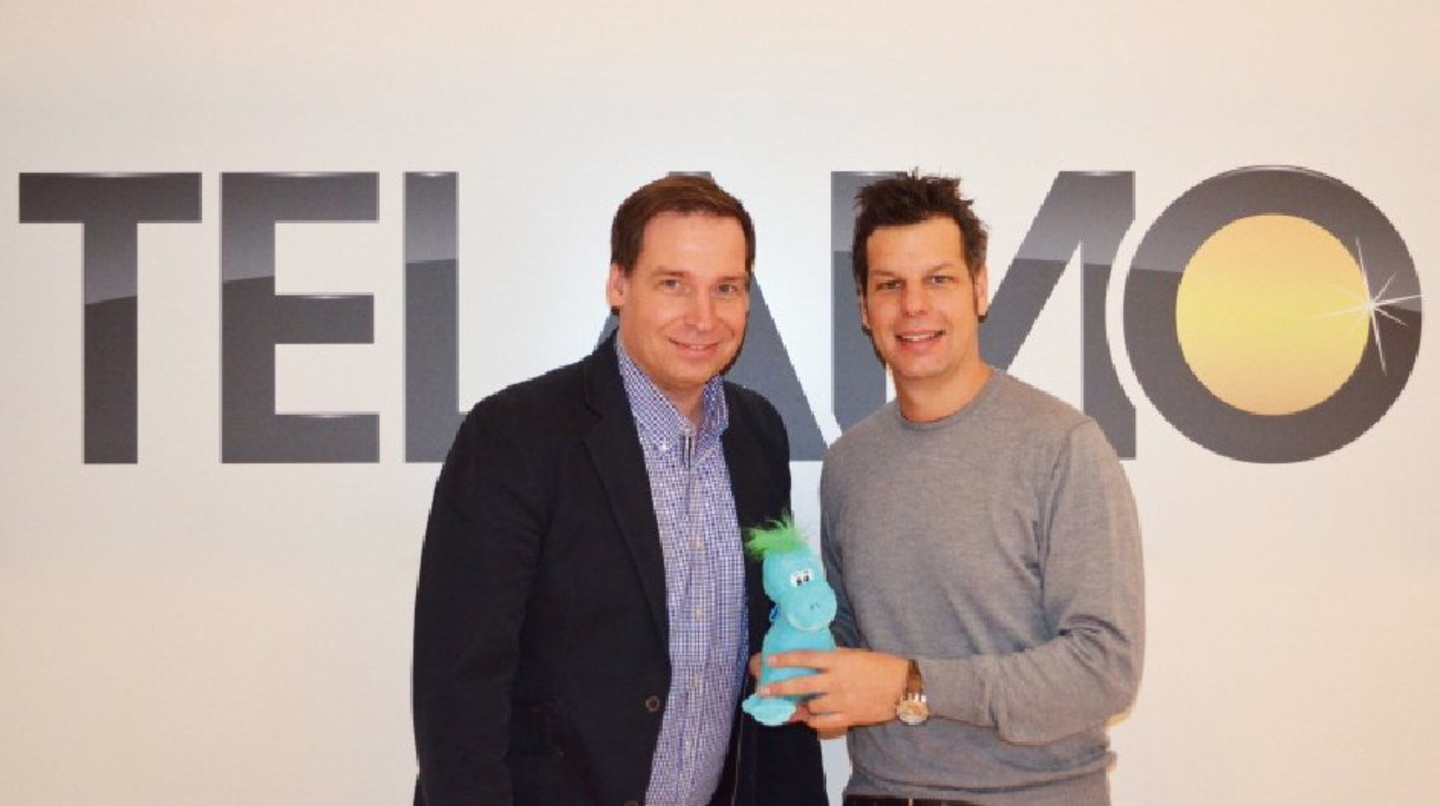Wollen mit "Max der kleine Dino" Telamino einen starken Start bescheren: Thorsten Kremer (links) und Ken Otremba