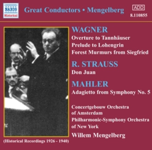 Willem Mengelberg/Concertgebouw Orchestra Of Amsterdam/.. – Wagner/R. Strauss/Mahler (Historical Recordings 1926-1940)