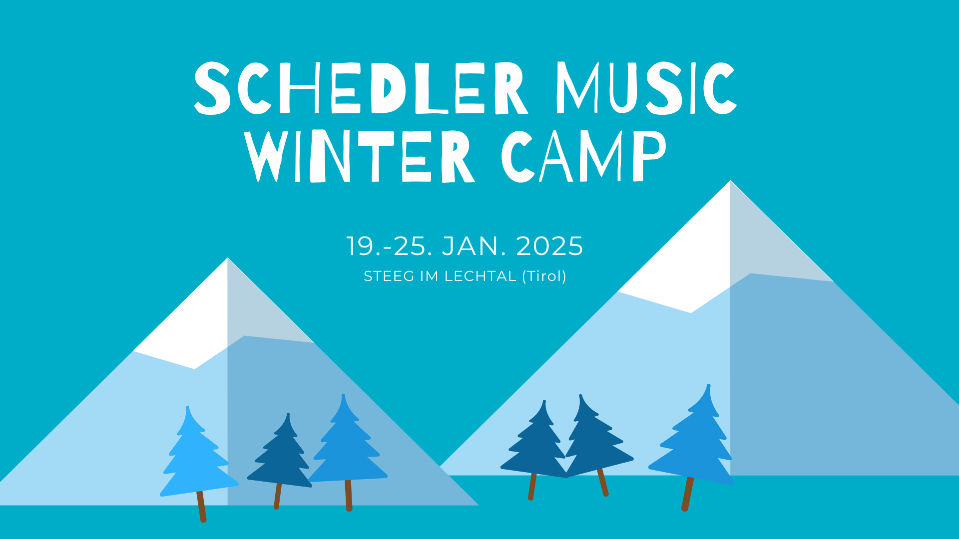 Steigt erneut vor alpiner Kulisse: das Schedler Music Winter Camp.