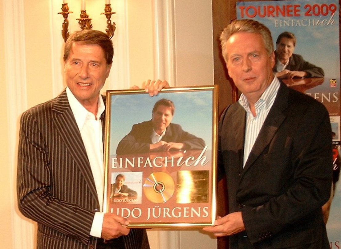 Ausgezeichnet: Udo Jürgens (l.) und Rolf Schmidt-Holtz