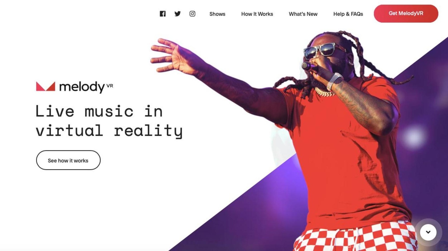 Vor der Umbenennung: noch steht hier MelodyVR drauf, doch bald schon firmiert das Unternehmen als Napster
