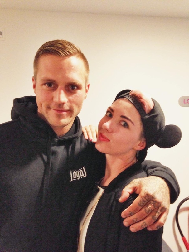 Trafen sich bei einer gemeinsamen Sync Session: Kontra K (links) und Femme