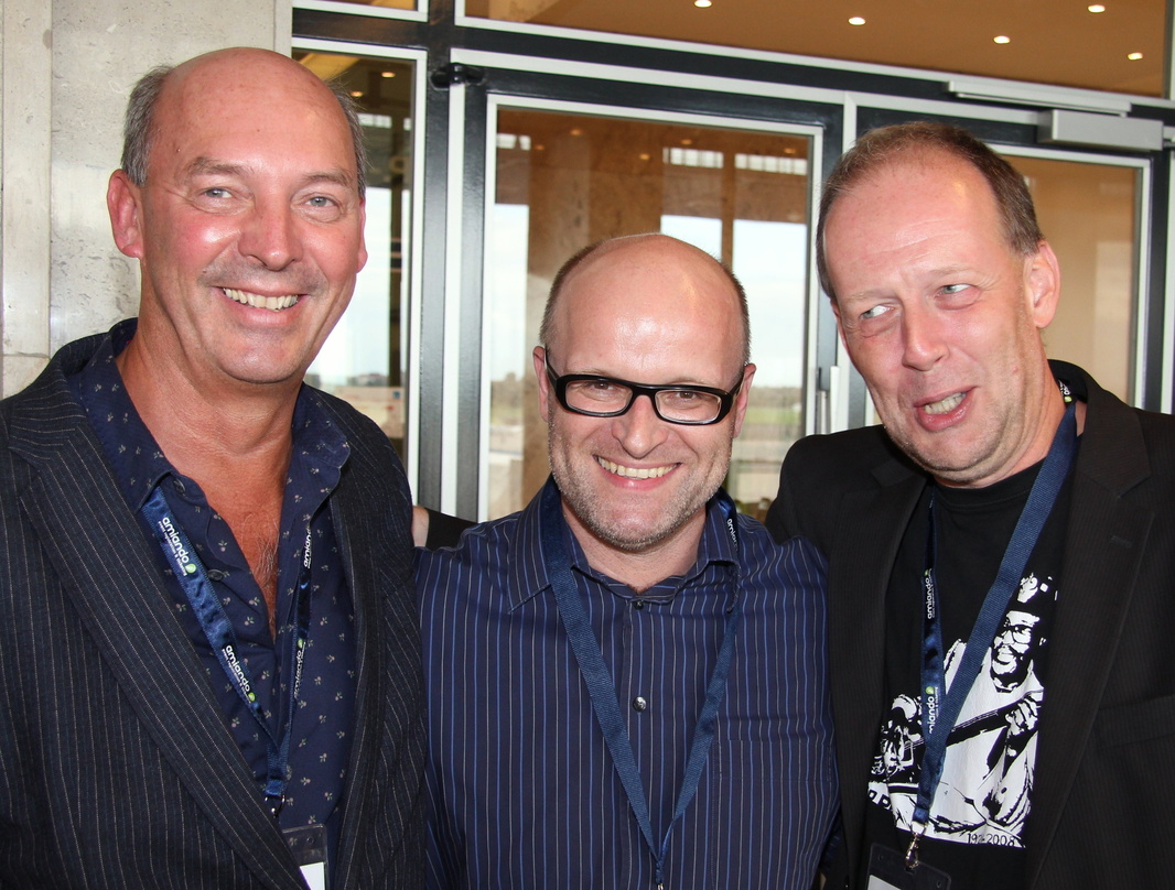 Unterstützen die britischen Exportbemühungen (v.l.n.r.): Julian Wall (BPI), PopData-Chef Ralf Plaschke und Matthias Böttcher (GoodToGo)
