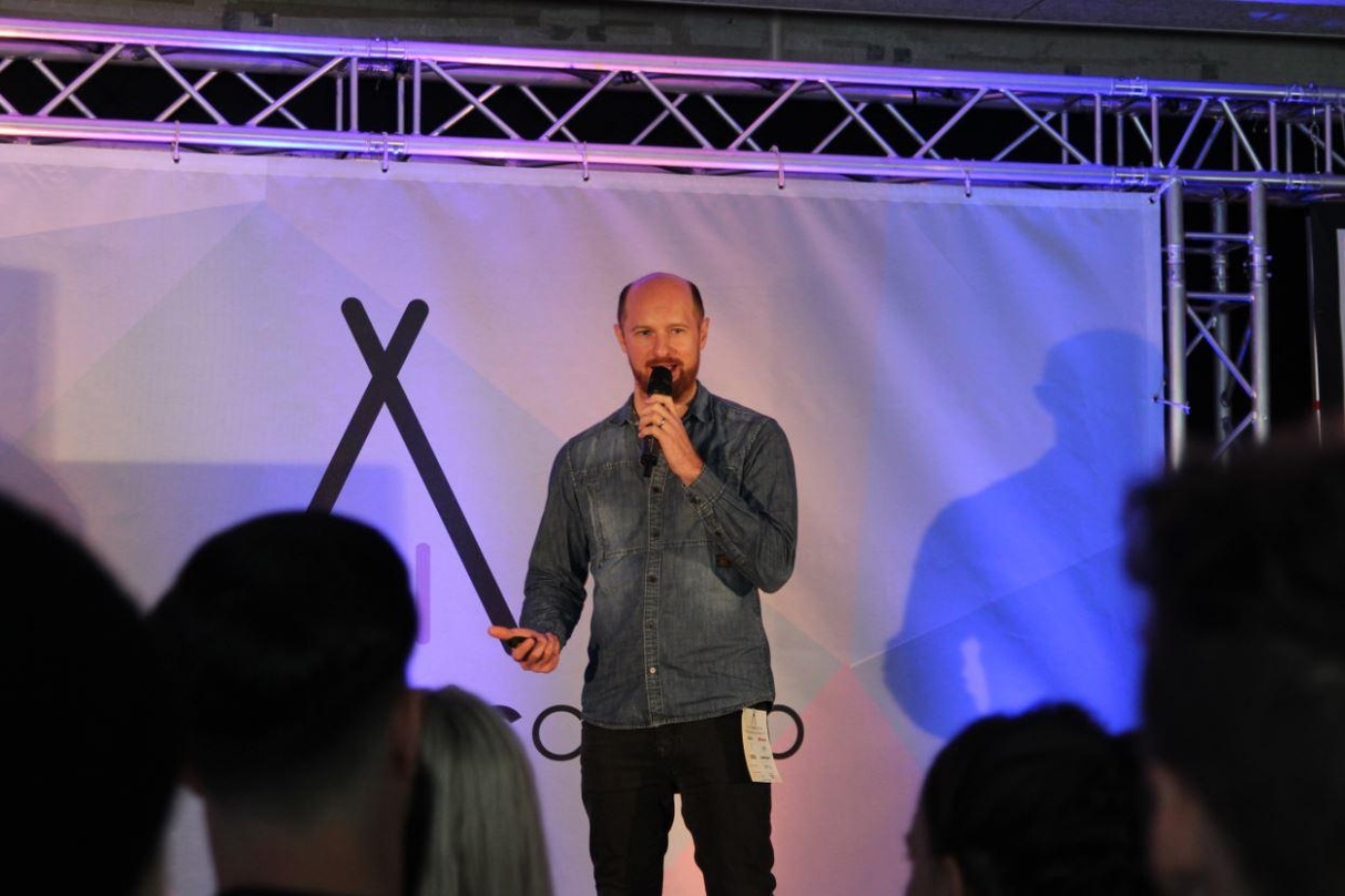 Sprach über den YouTube-Algorithmus: Thomas Dreiseitel von Google, beim Future Music Camp 2019