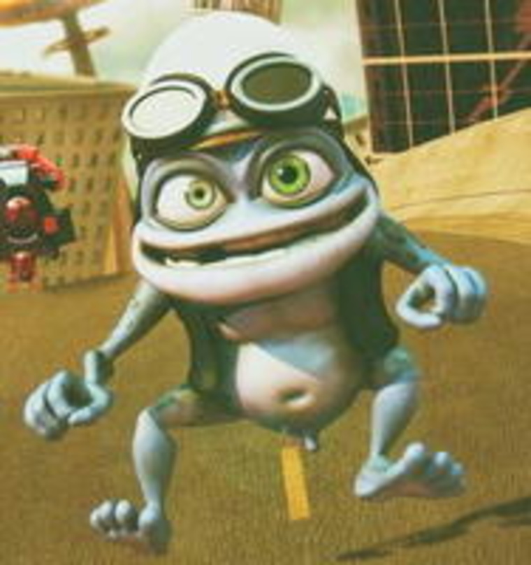 Auf Anhieb auf Rang sechs: der Crazy Frog