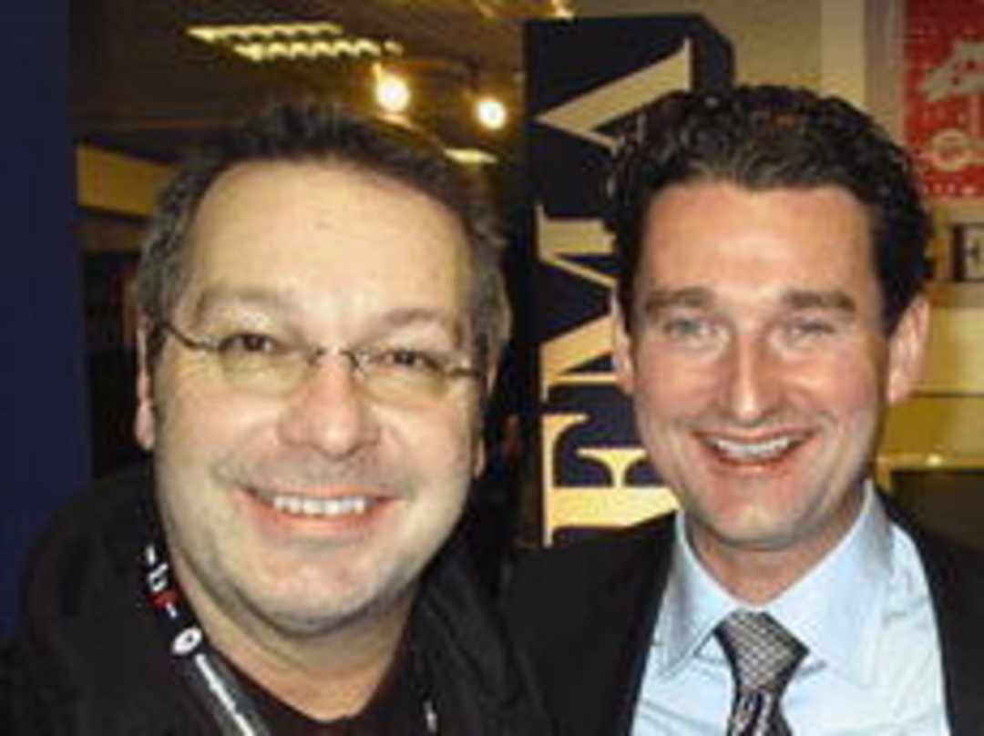 Gehen gemeinsam auf "SchoolTour": Gebhardt (l.) und Geyer