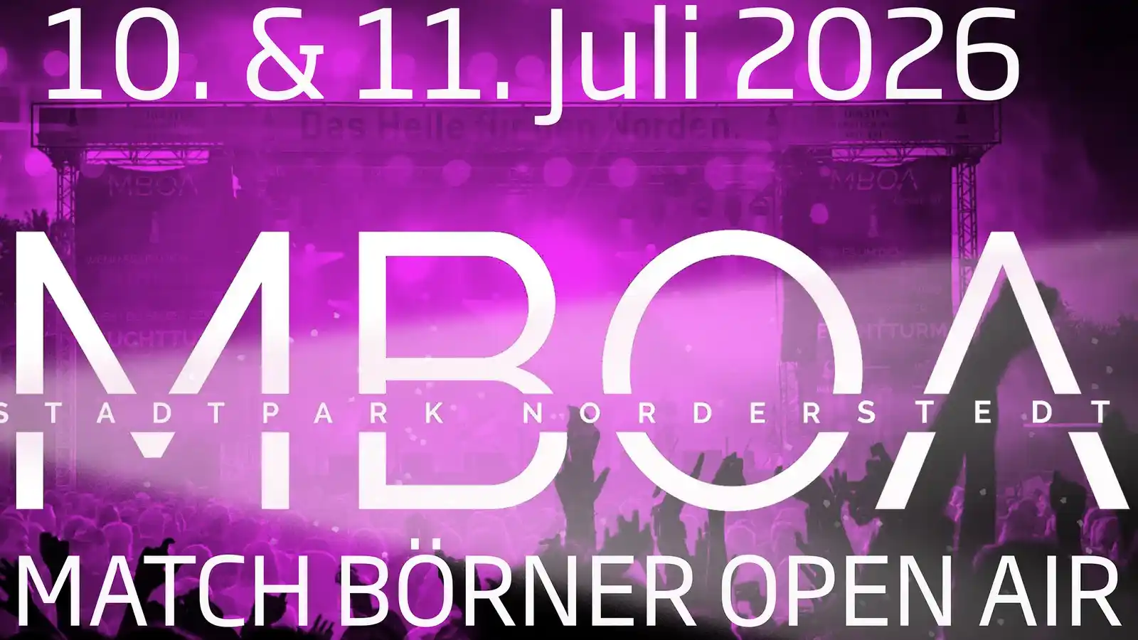 Findet am 10. und 11. Juli in Norderstedt statt: das Match Börner Open Air.