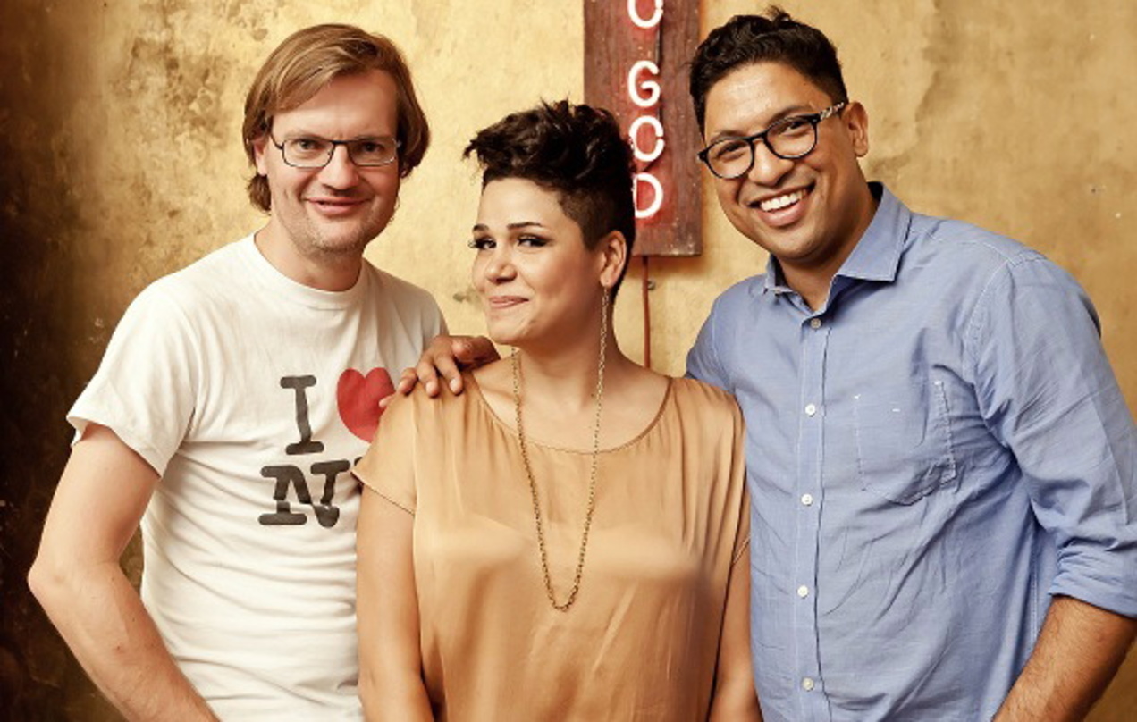 Wollen südafrikanische Popkultur nach Europa exportieren (von links): Michael Frohoff, Zaki Ibrahim und Bradley Williams (Motif Records)