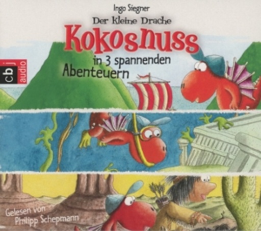 Der kleine Drache Kokosnuss in 3 spannenden Abenteuern