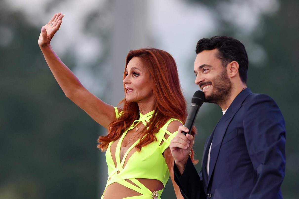 Präsentierten die Jubiläumsshow: Andrea Berg und Giovanni Zarrella