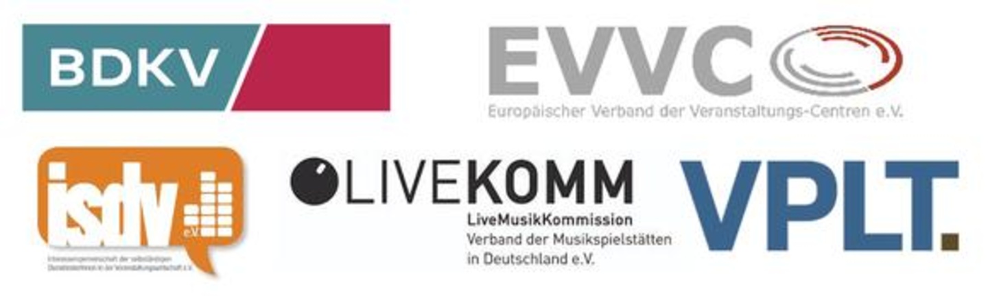 Fordern echte Perspektiven für die Livebranche ein: die beteiligten Verbände im Forum Veranstaltungswirtschaft