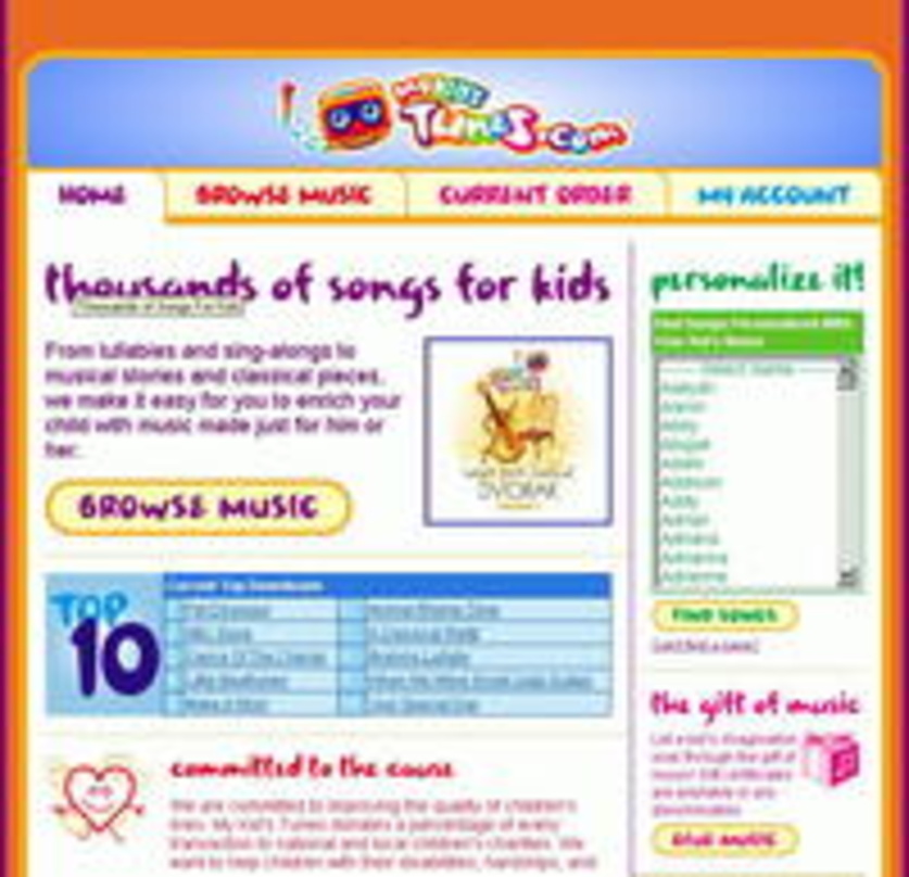Musik für die Kleinsten:
MyKidsTunes