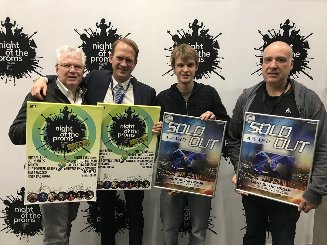 Feierten die erfolgreiche Zusammenarbeit (von links): Dirk Hohmeyer, Stefan Löcher, Lukas Hohmeyer und Till Schoneberg
