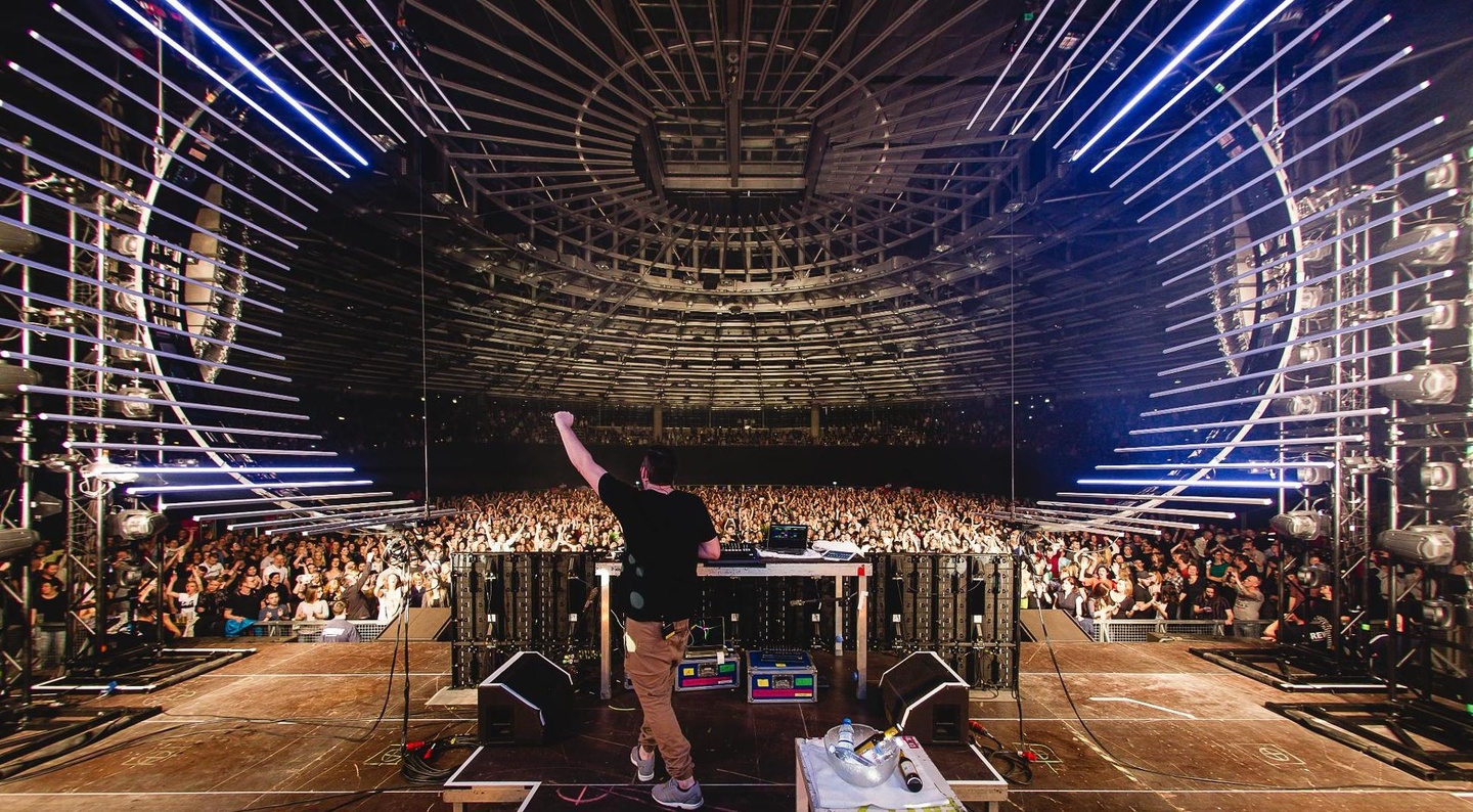 Trat im Velodrom auf: Fritz Kalkbrenner.