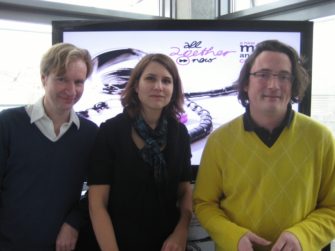 Gehen mit der all2gethernow in die zweite Runde (v.l.n.r.): Tim Renner (Motor Entertainment), Andrea Goetzke und Andreas Gebhard (beide newthinking communications)