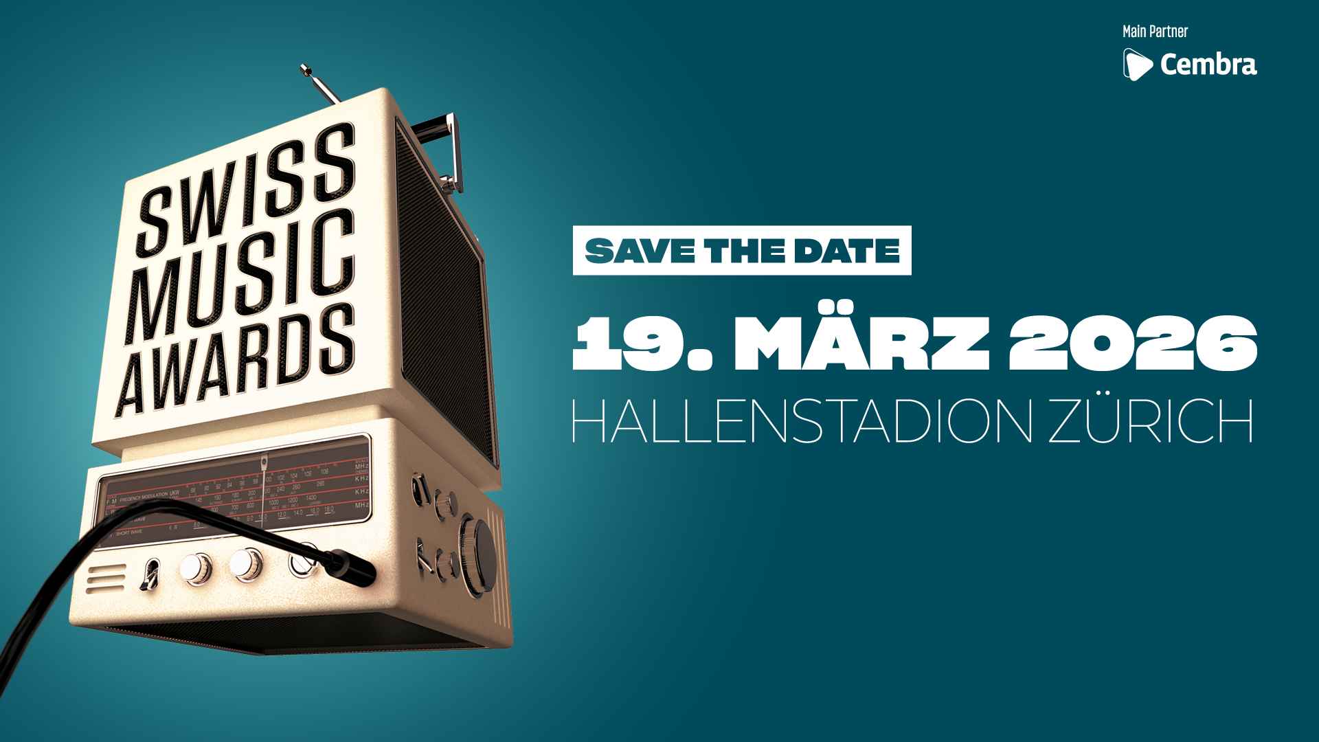 Neuer Termin: Die Swiss Music Awards im März.