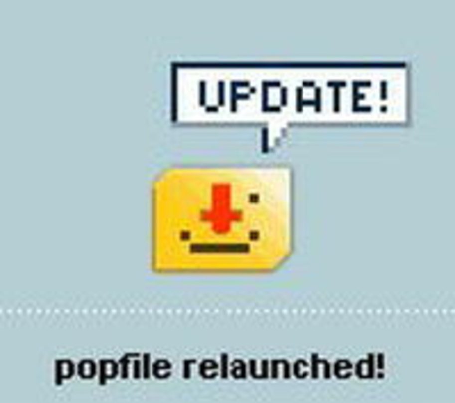 Knapp einen Tag verspätet: Der popfile-Relaunch