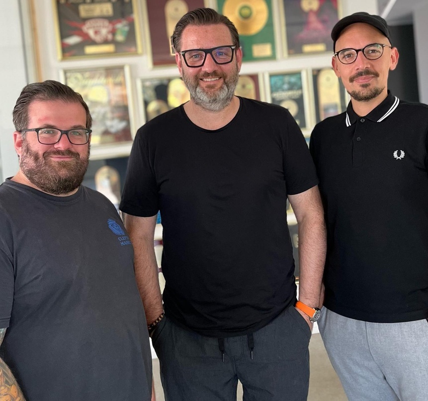 Leiten Contra Promotion (von links): Hendrik Czaster, Björn Gralla und Manuel Carvalho