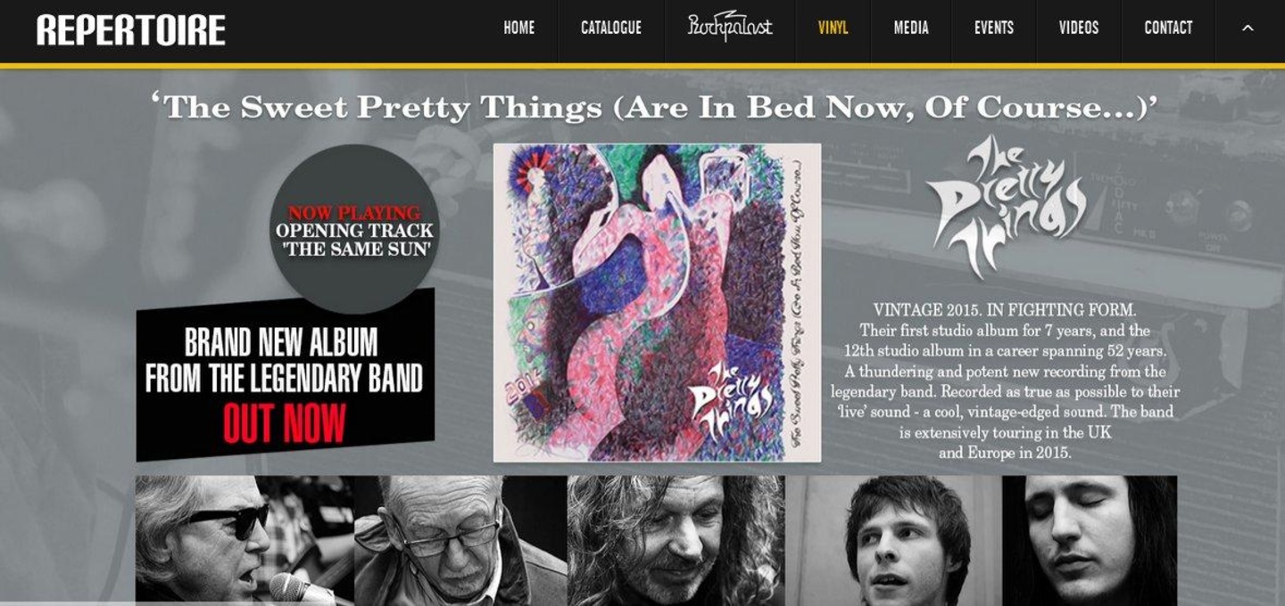 Ein Herbstschwerpunkt von Repertoire Records: "Sweet Pretty Things (Are In Bed Now, Of Course ...)", das erstes Studioalbum der Blues-Rock-Veteranen The Pretty Things seit sieben Jahren