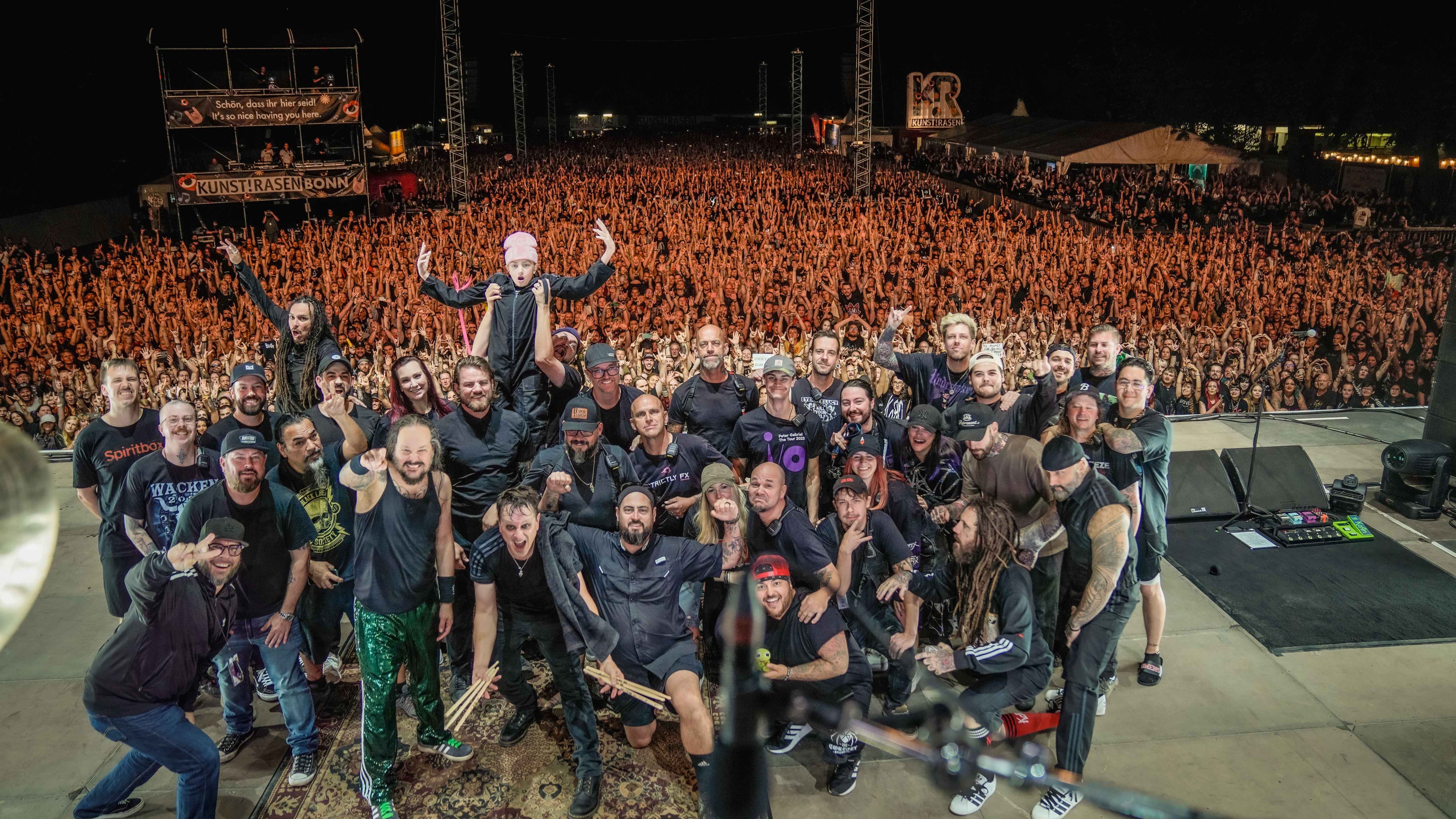 Verabschiedeten sich beim Kunst!Rasen in Bonn von ihrer Europatour: Korn.