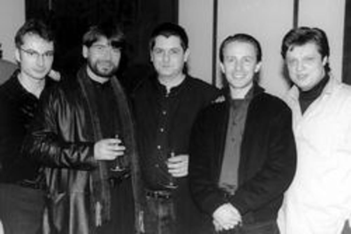 Vorfreude auf den zehnten Echo für Capriccio: Johannes Kernmayer (M.) mit dem Petersen Quartett
