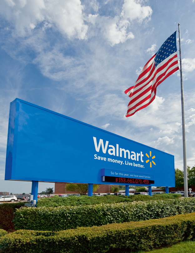 Wenn die neue Regelung kommt, müssten hier künftig bereits freitags die neuen Titel im Regal stehen: eine Walmart-Filiale in den USA